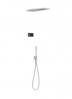 KIT ELECTRONICO DUCHA TERMOSTATICO EMPOTRADO SLIM TRES NEGRO
